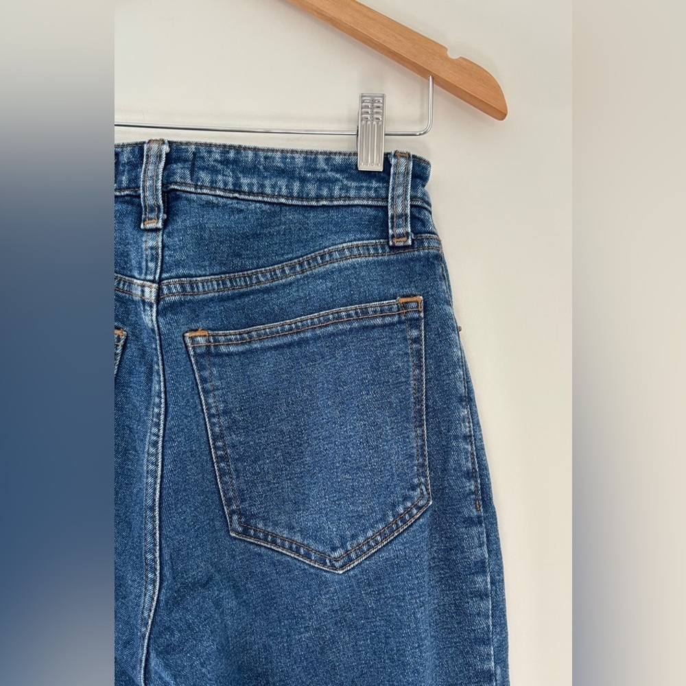 Abercrombie & Fitch Woman Size 26 Short‎ Zoe Natural Rise Ankle Straight Jean - Picture 6 of 11